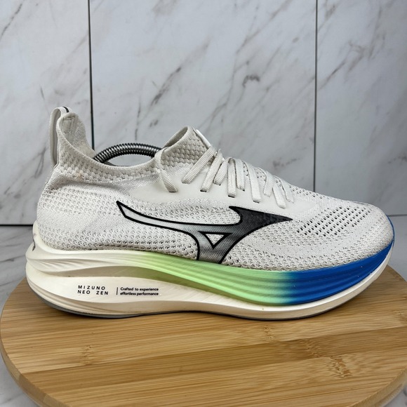 Mizuno Other - Mizuno Neo Zen Mens Size 10.5 White Blue Green Running Walk Shoes 411521.005H